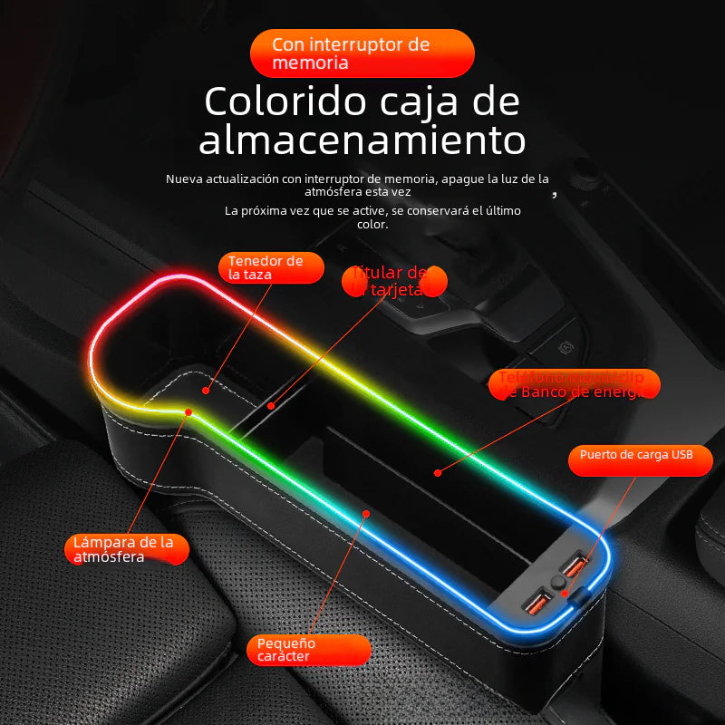 Race Car Seat organizer Box with RGB